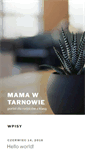Mobile Screenshot of mamawtarnowie.pl